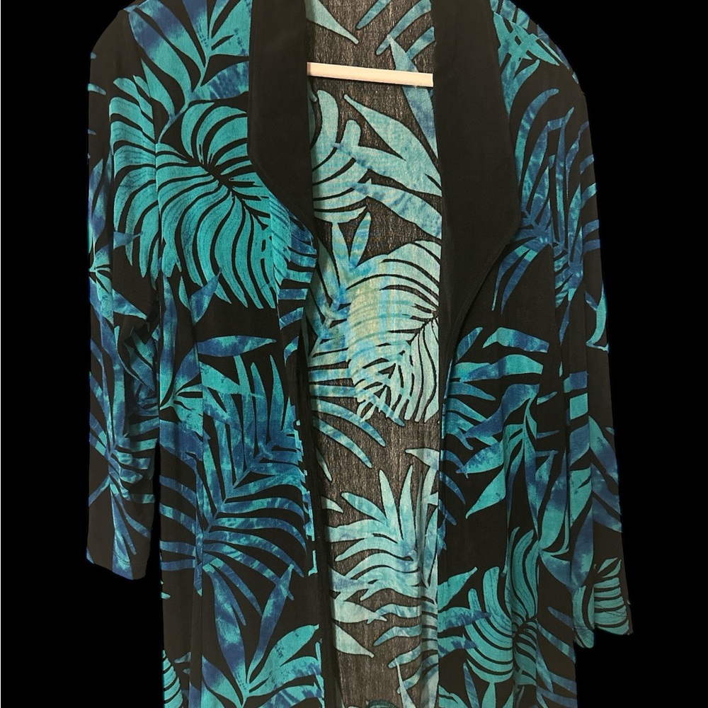 Autonomy Leaf Patterned Cardigan - image 2